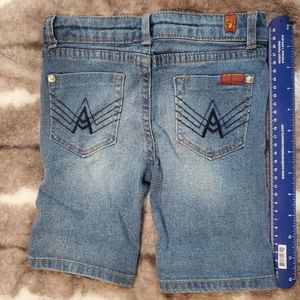 Girls Seven for all Man Kind Jean shorts size 6